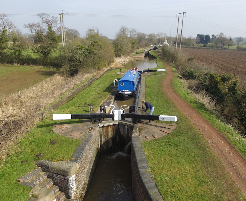 A flight of Canal Locks